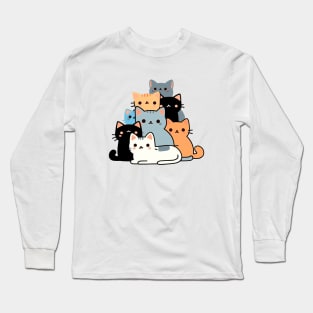 Purrfect Pile Long Sleeve T-Shirt